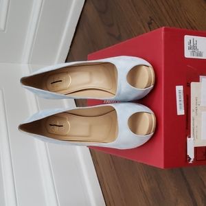 Roger Vivier Peep Toe Suede Pumps